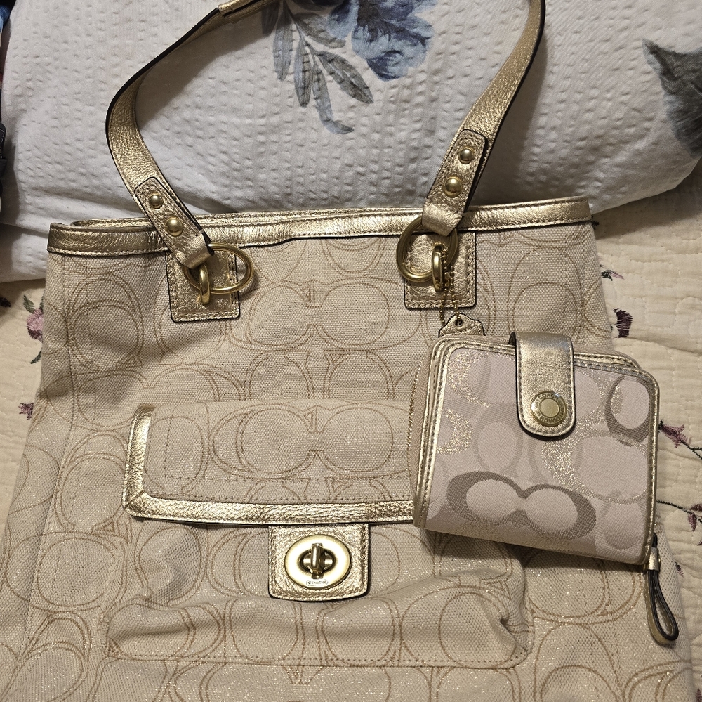 Coach Handbag with Wallet